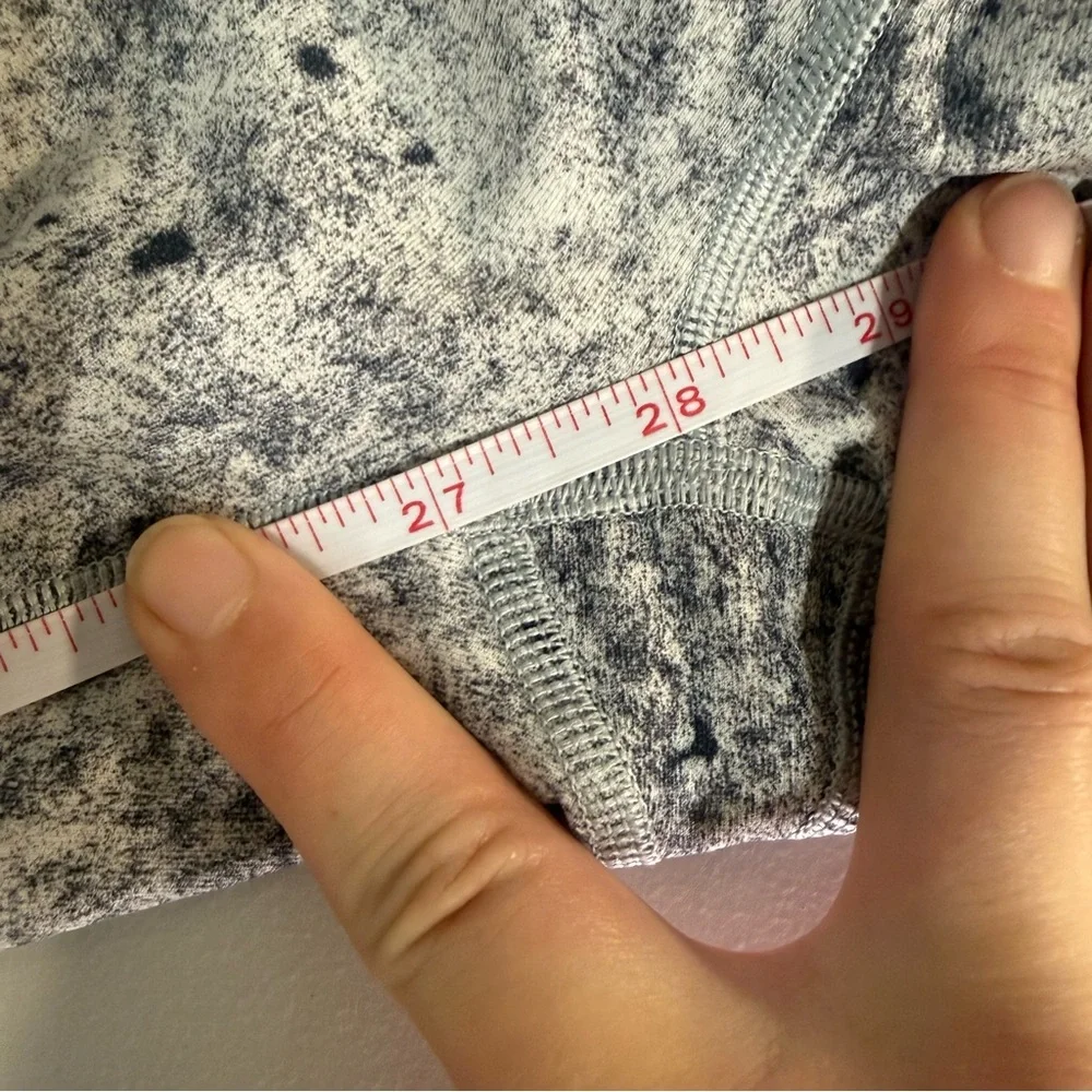 Lululemon Wunder Under High Rise Leggings Size 6 Speckled‎ Gray 28